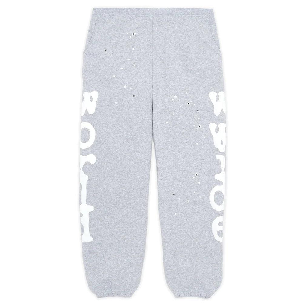 Sp5der Beluga Sweatpants Heather Grey - Supra Sneakers