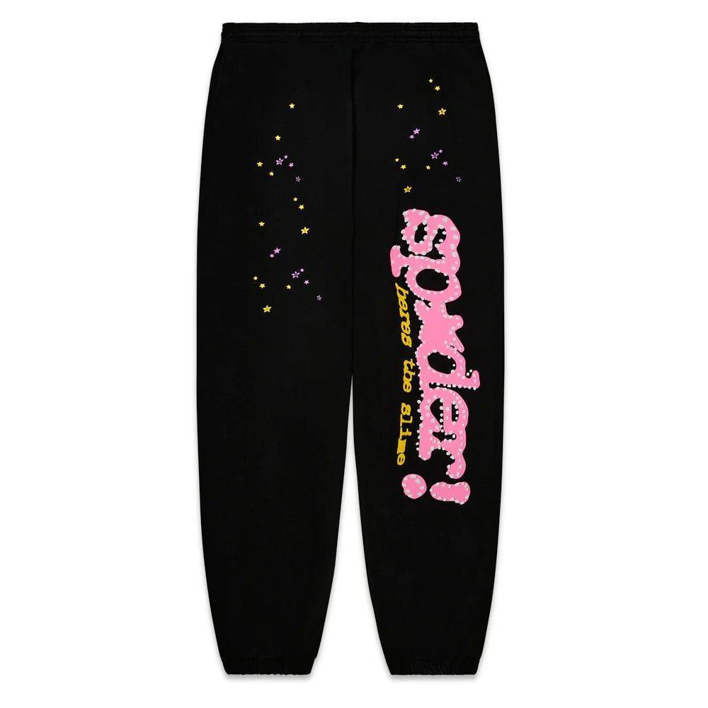 Sp5der Black P*nk V2 Sweatpants - Supra Sneakers