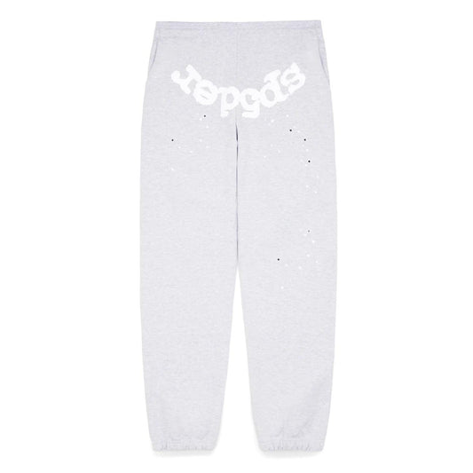 Sp5der Heather Grey OG Web Sweatpants - Supra Sneakers