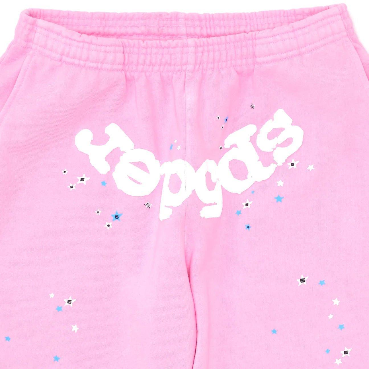 Sp5der OG Web Pink Sweatpants - Supra Sneakers