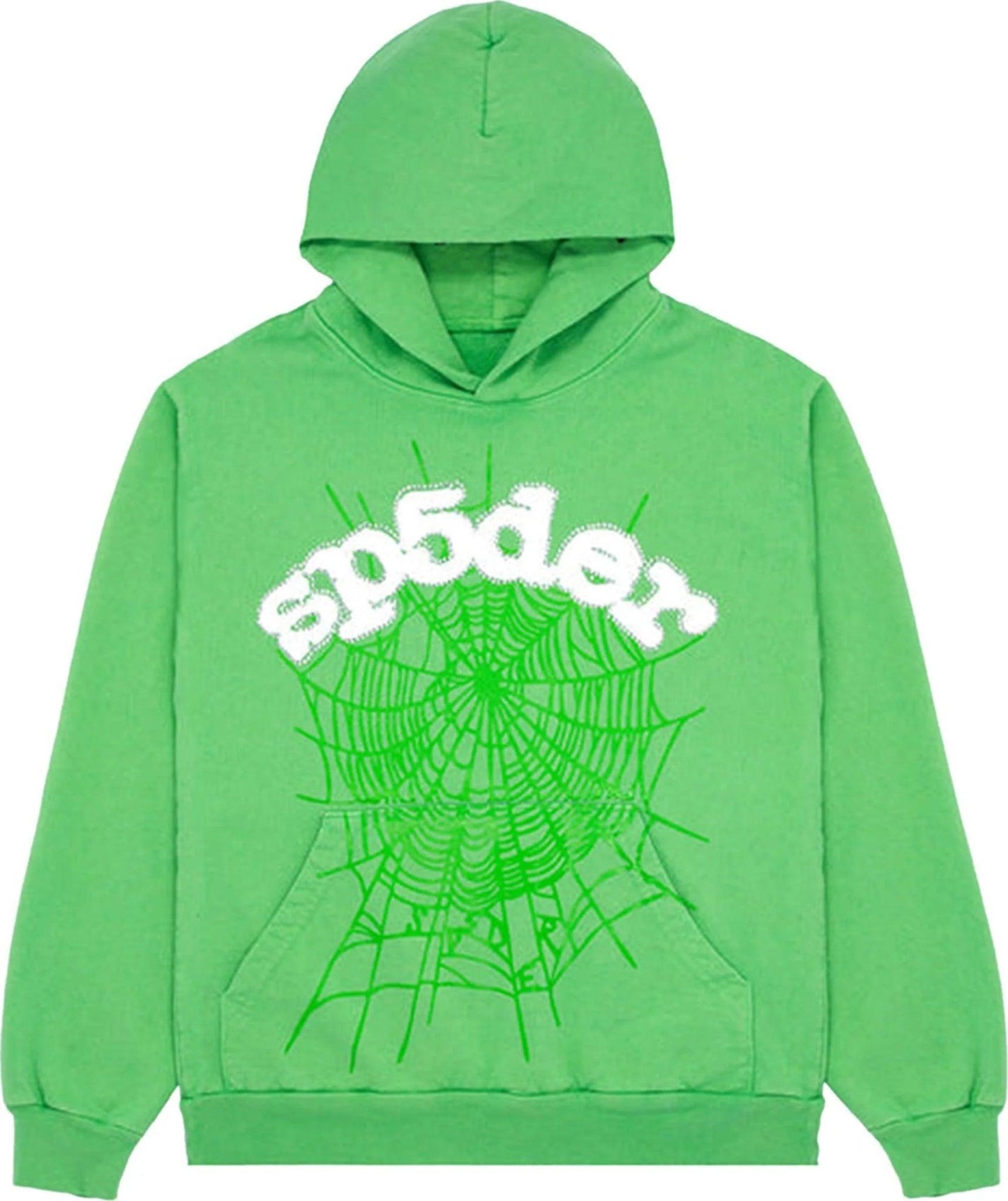 Sp5der Websuit Hoodie Slime Green - Supra Sneakers