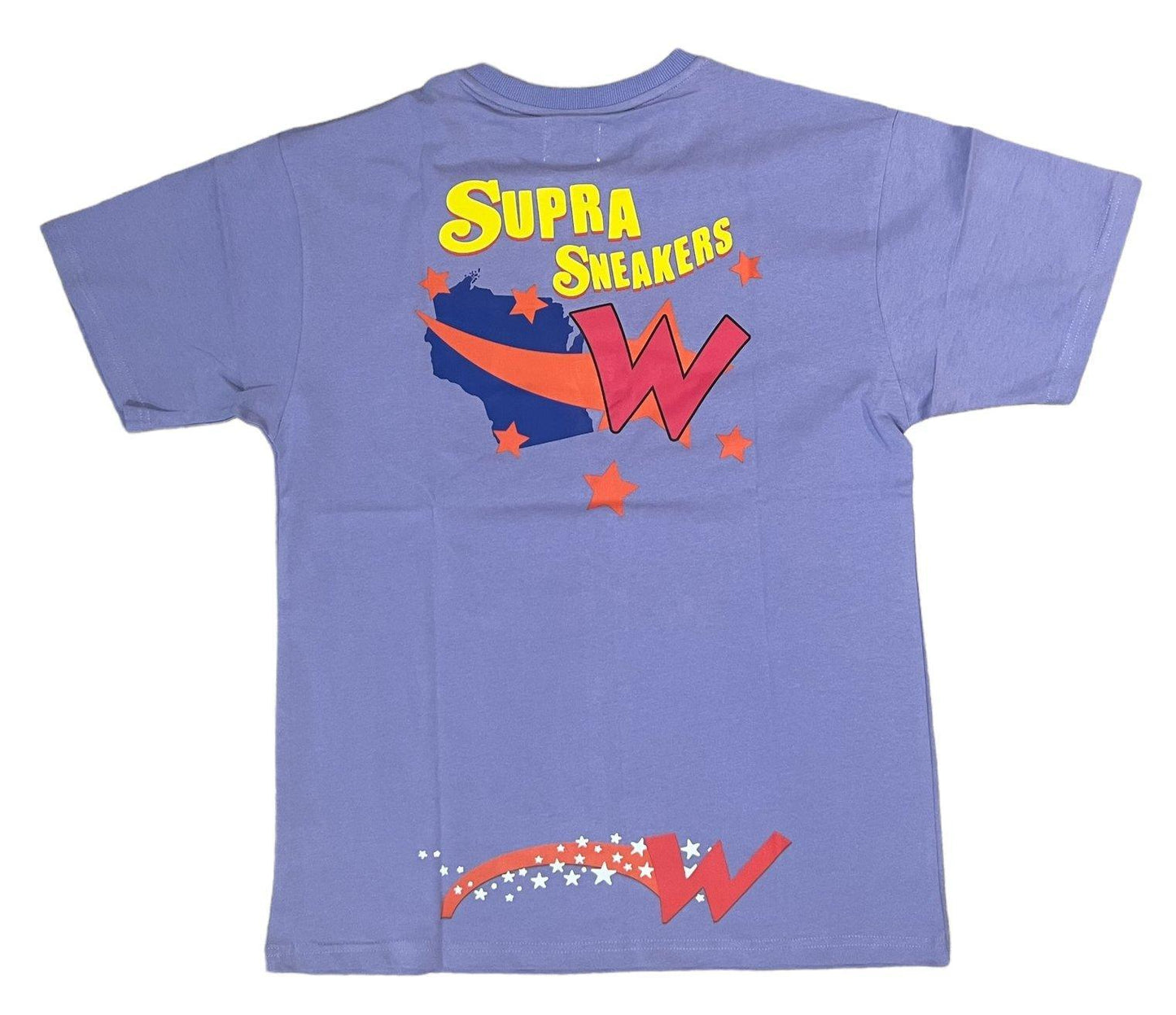 Supra Sneakers State Pride Tee Lavender - Supra Sneakers