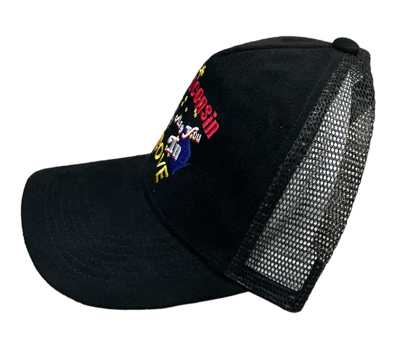 Supra Sneakers State Pride Trucker Hat Black - Supra Sneakers