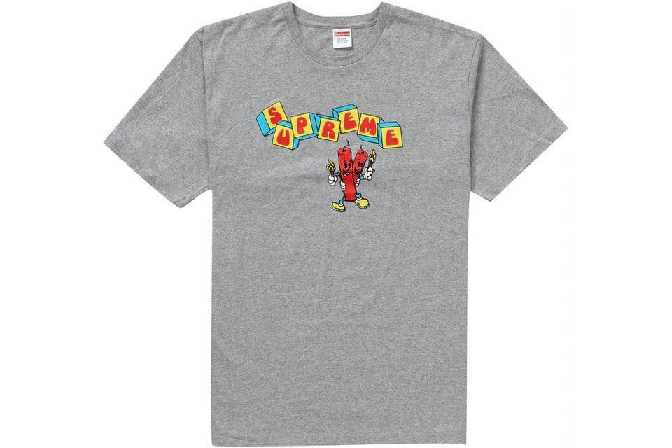 Supreme Dynamite Tee Heather Grey - Supra Sneakers