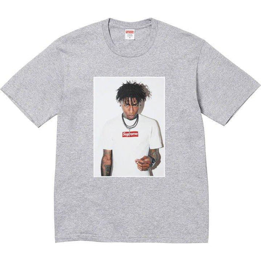 Supreme NBA Youngboy Photo Tee Heather Grey - Supra Sneakers