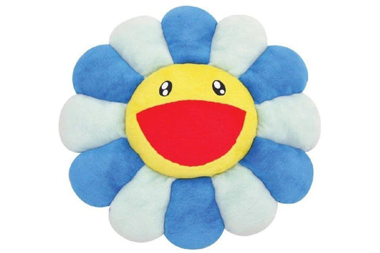 Takashi Murakami Flower Plush 60CM Blue / Light Blue / Yellow - Supra Sneakers