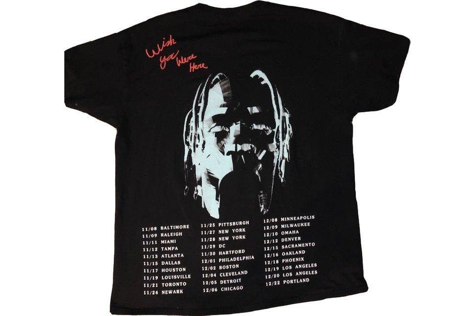 Travis Scott Astroworld Tour Tee Black - Supra Sneakers