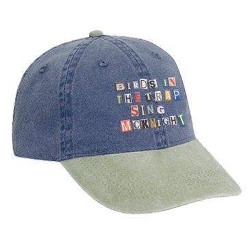 Travis Scott Birds in the Trap Washed Denim Hat Blue / Green - Supra Sneakers