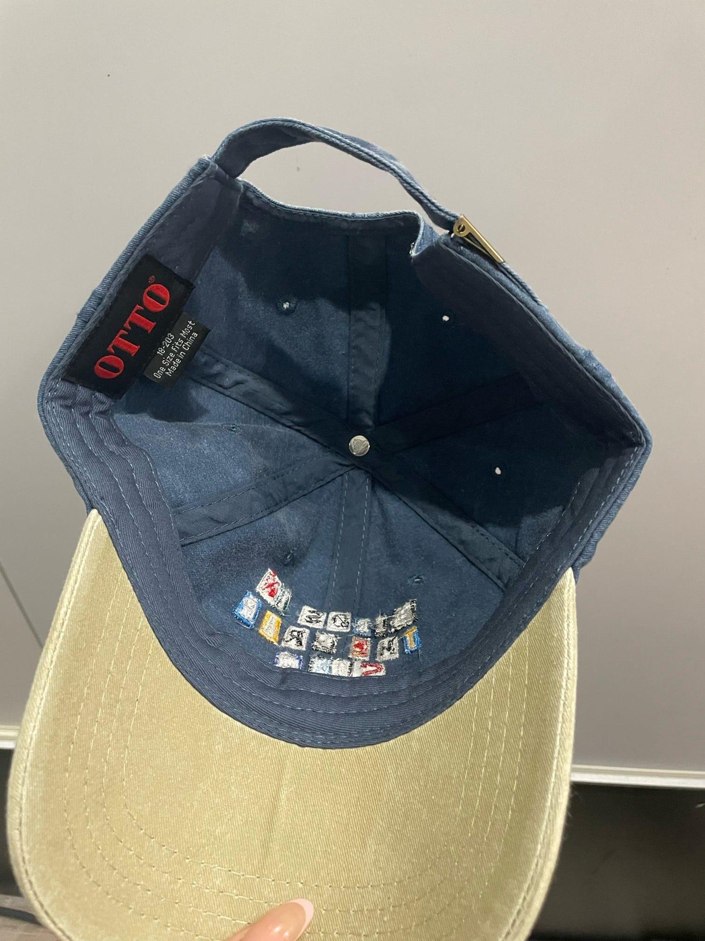 Travis Scott Birds in the Trap Washed Denim Hat Blue / Green - Supra Sneakers